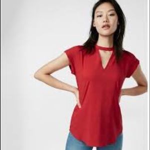 Red Express top. M. Excellent condition